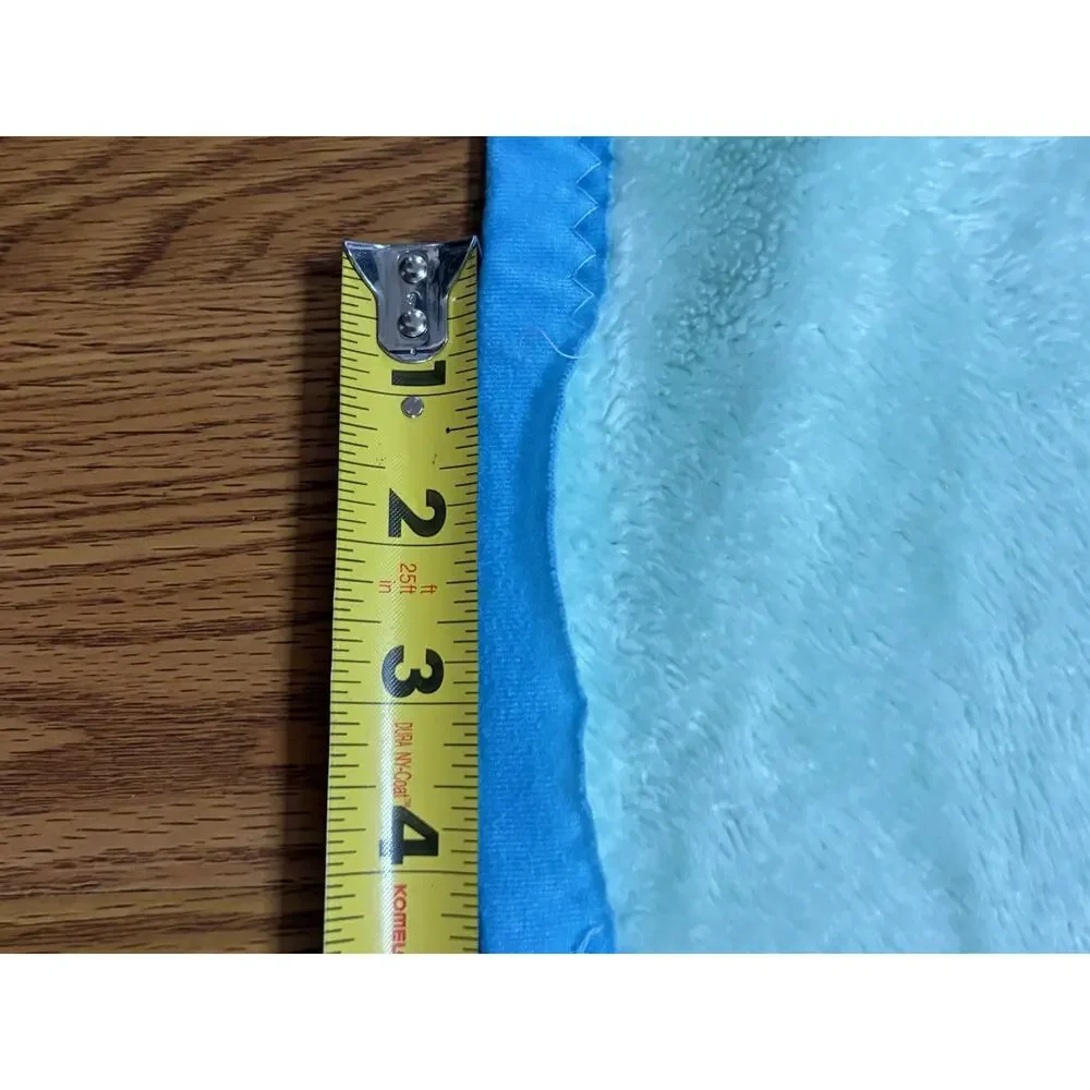 Vintage Winnie the Pooh Piglet Baby Blanket Fleece Plush Pastel Bees - READ